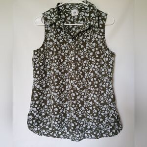 Cabi Womens Keepsake Blouse Size S/CH/P Color Blue Green